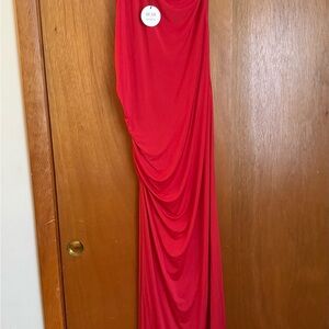 REVOLVE One Shoulder Scarlet Dress